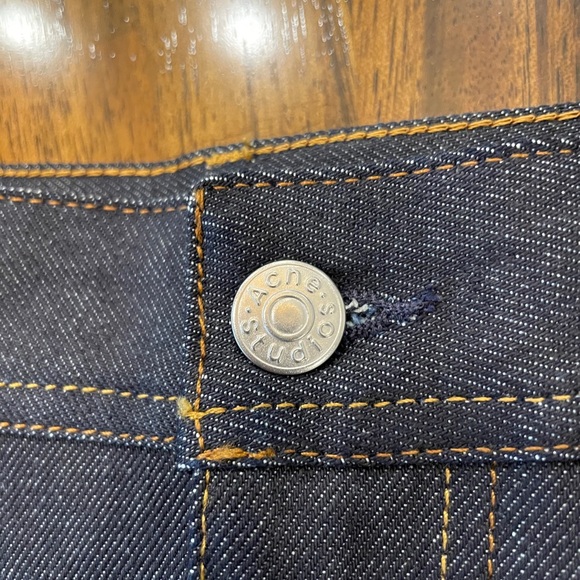 100% authentic acne studios Jean skirt size 26 New - Picture 3 of 7